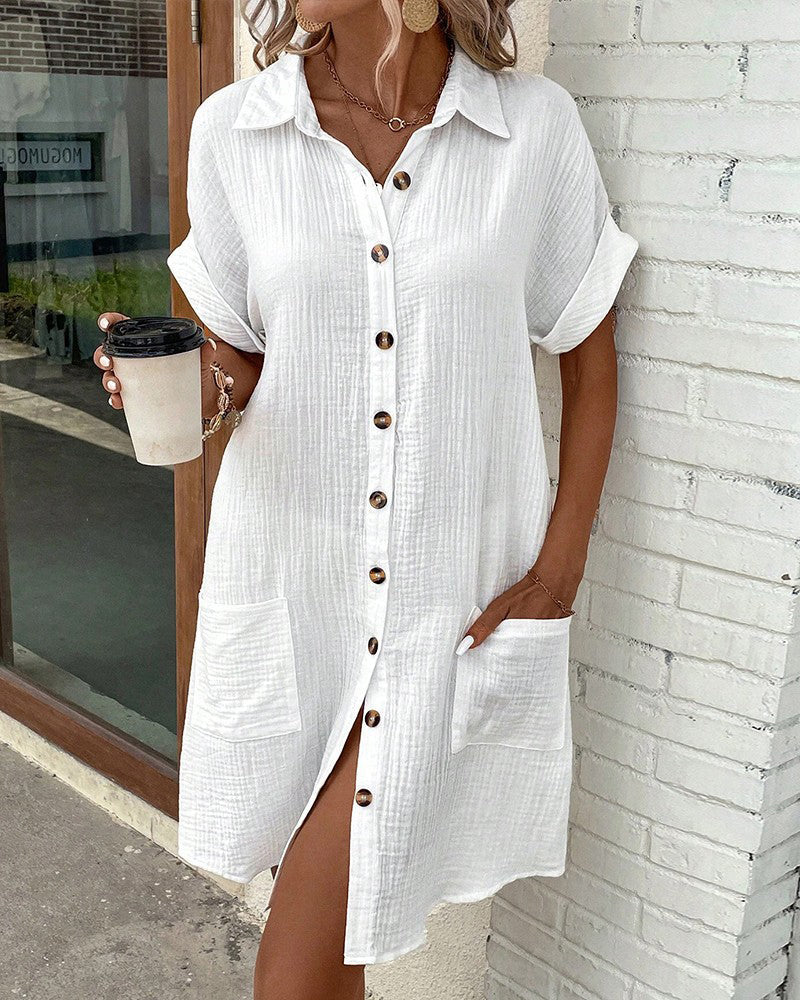 Astoria - Sommerhemdkleid mit Knöpfen für Damen