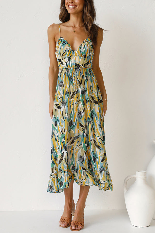 Charité – Farbintensives Midi-Kleid