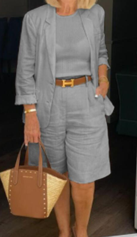 Caroline - Leinen-Set im legeren Chic-Stil