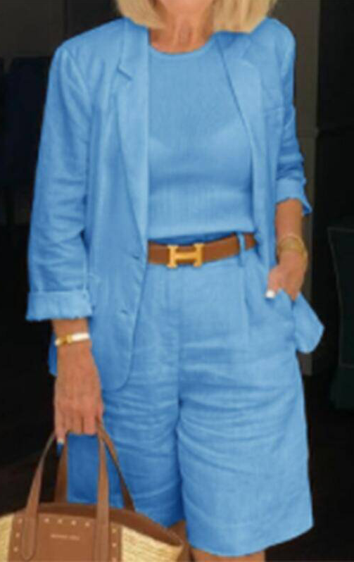 Caroline - Leinen-Set im legeren Chic-Stil