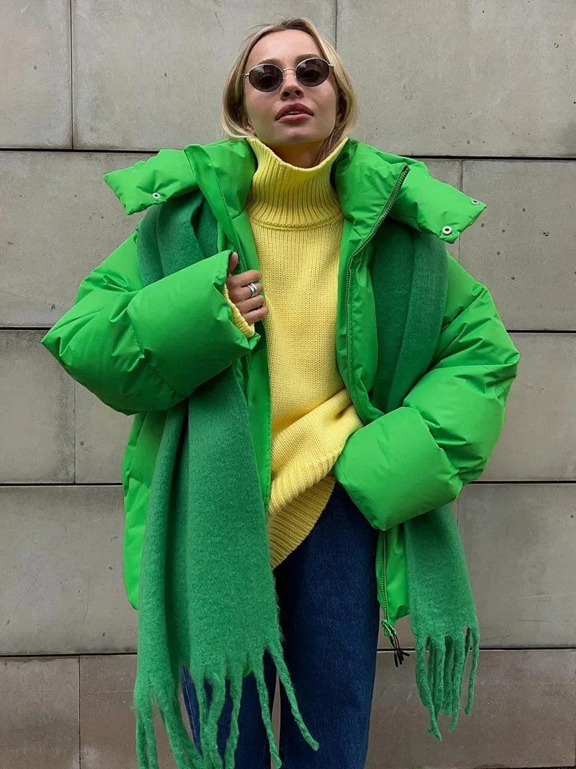Camille - Damen-Kapuzenjacke aus wattierter Baumwolle