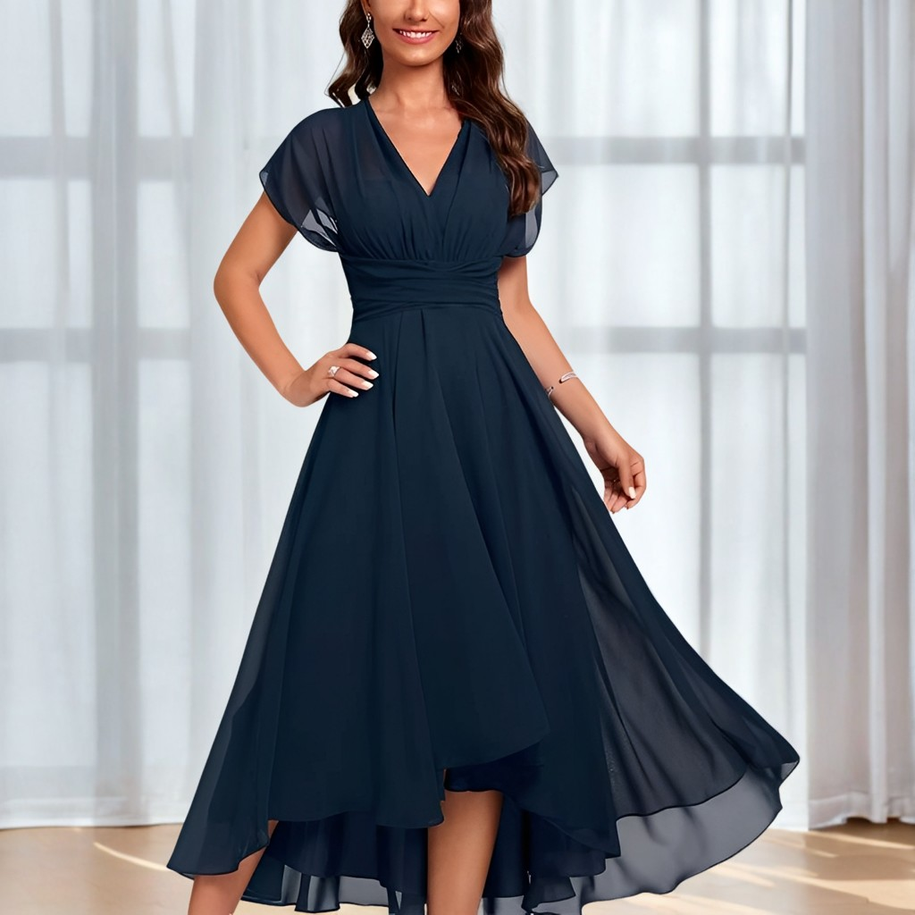 Bethel - Elegantes, leichtes Damenkleid aus Chiffon