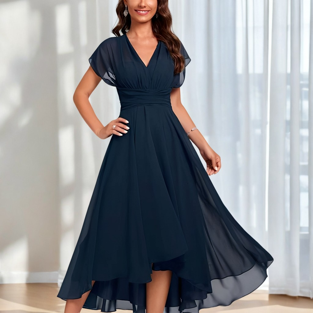 Bethel - Elegantes, leichtes Damenkleid aus Chiffon
