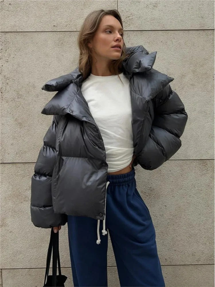 Camille - Damen-Kapuzenjacke aus wattierter Baumwolle