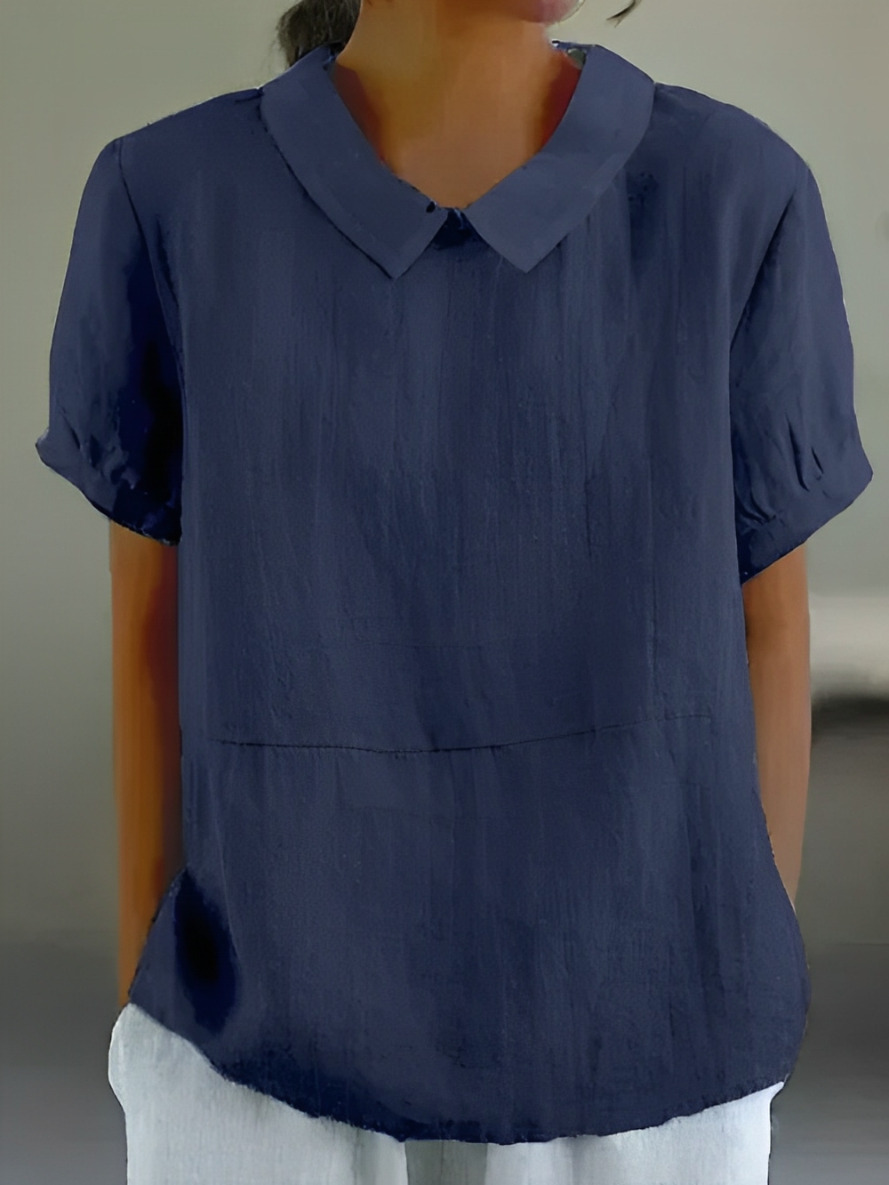 Alina – Leichte Bluse mit Kragen