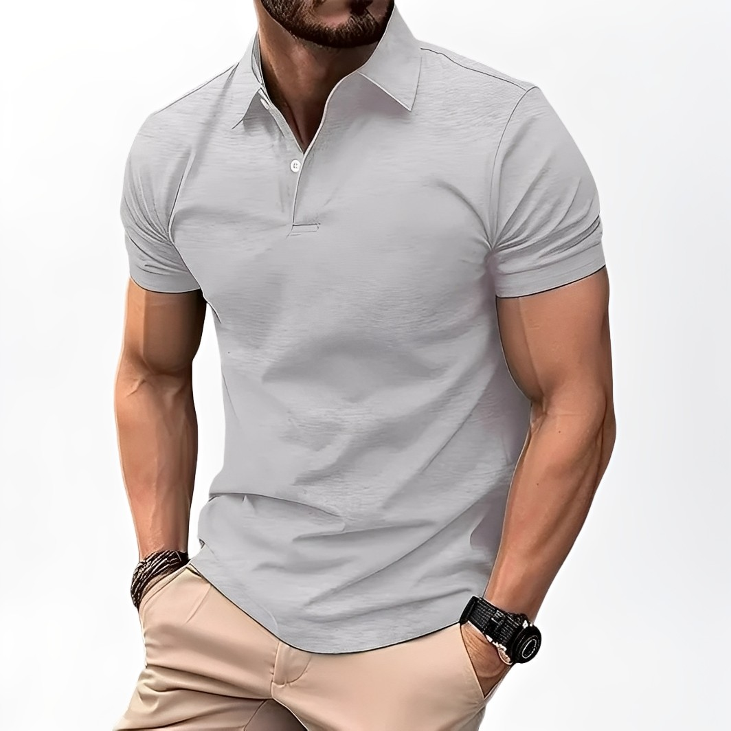 Deacon - Bequemes Herren-Poloshirt mit kurzen Ärmeln