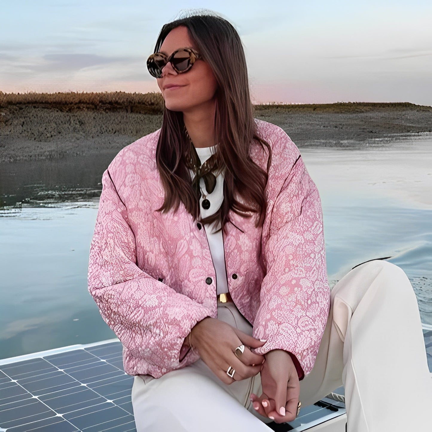 Katelyn - Bequeme Patchwork-Winterjacke für Frauen