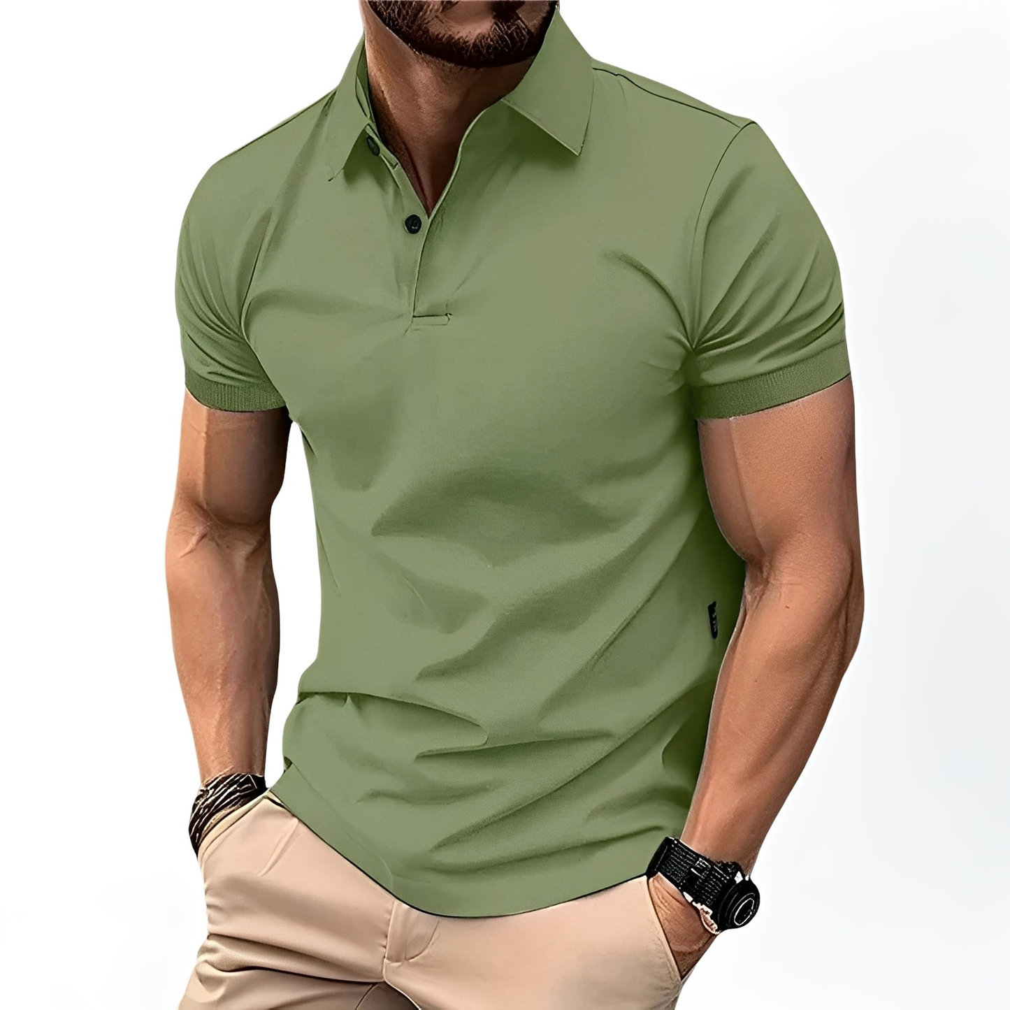 Deacon - Bequemes Herren-Poloshirt mit kurzen Ärmeln