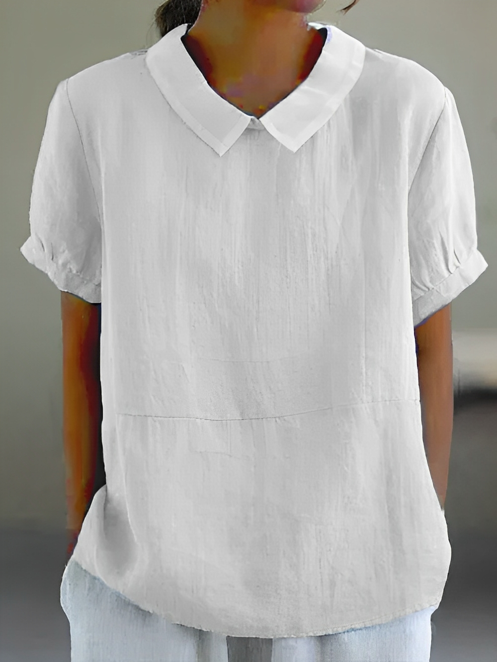 Alina – Leichte Bluse mit Kragen
