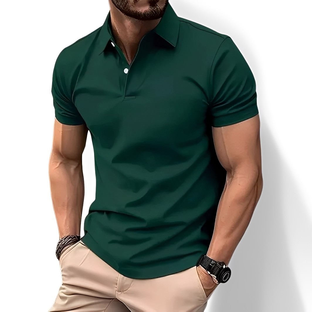 Deacon - Bequemes Herren-Poloshirt mit kurzen Ärmeln