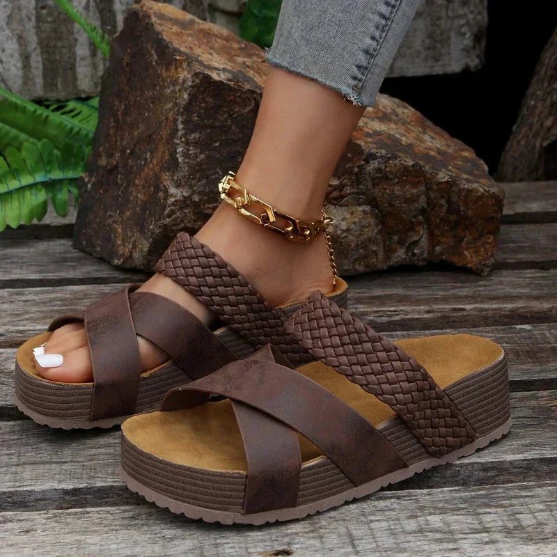 Luna - Orthopädische gewebte Sandalen für Damen