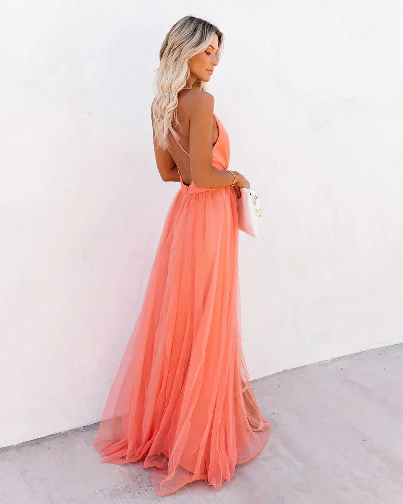 Stella - Elegantes langes Kleid für Damen