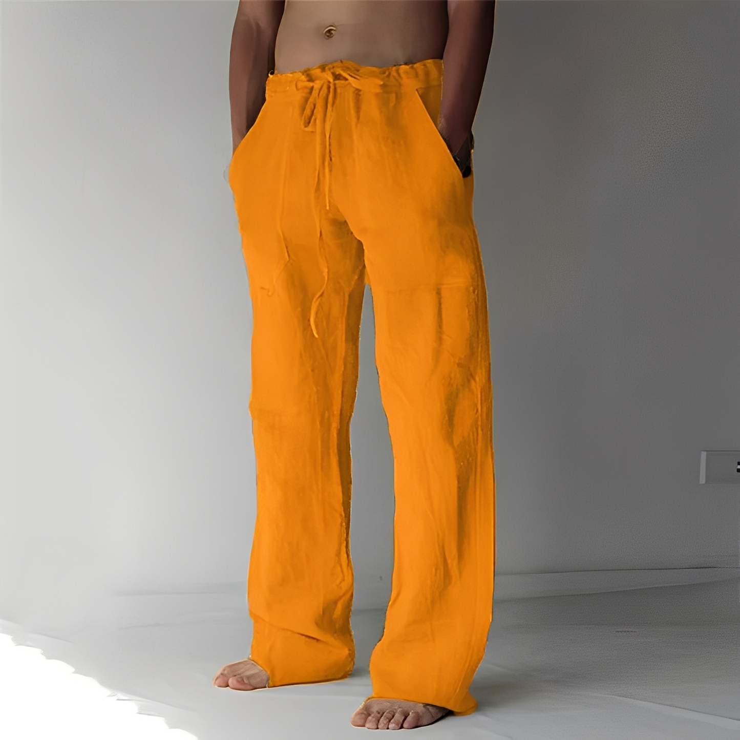 Arthur – Weite Leinenhose für Herren