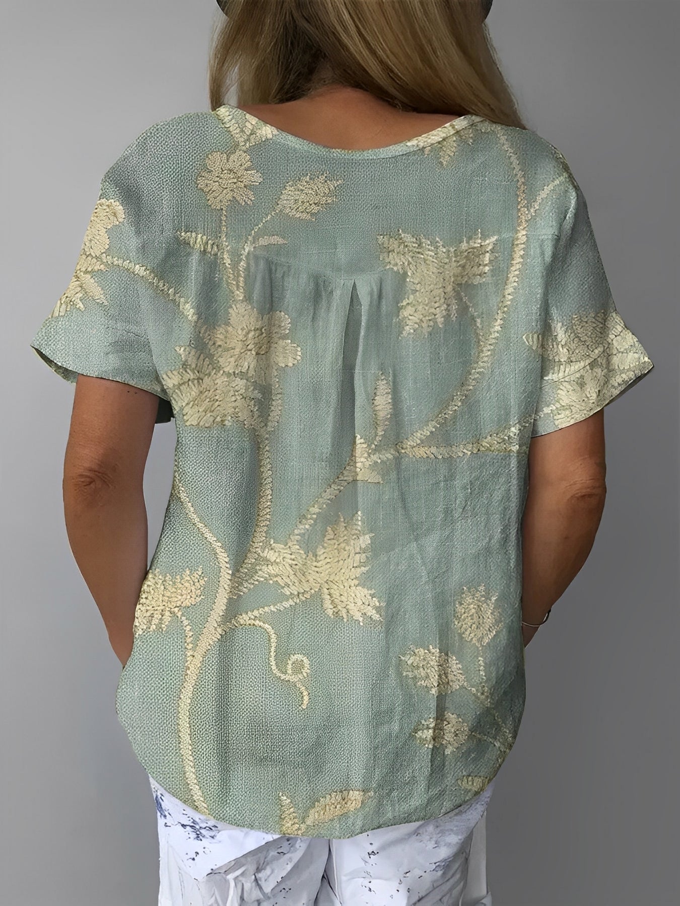 Jayleen - Lässige Bluse mit Blumenprint für Damen