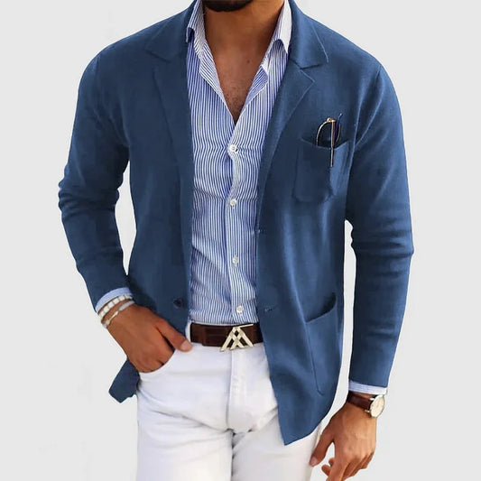 Nico – Elegantes Herrenjackett mit Revers und Knöpfen