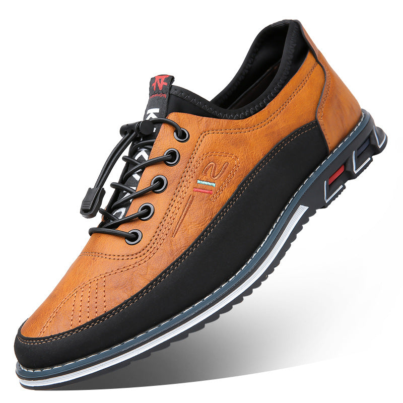 Aaron - Bequeme, rutschfeste Lederschuhe für Herren