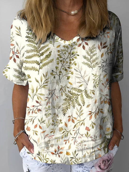 Jayleen - Lässige Bluse mit Blumenprint für Damen