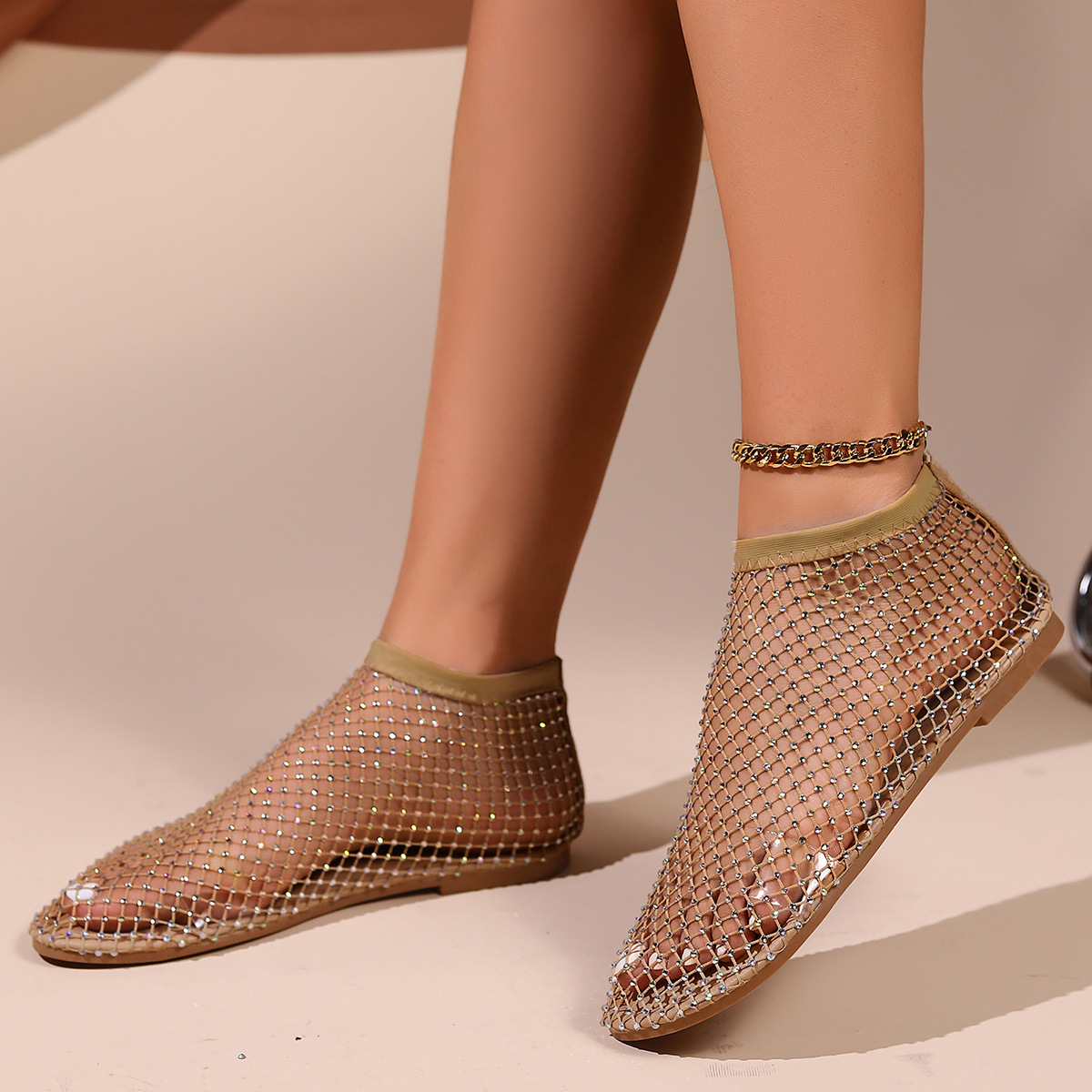 Darly - Ausgehöhlte Sandalen mit Strasssteinen für Damen