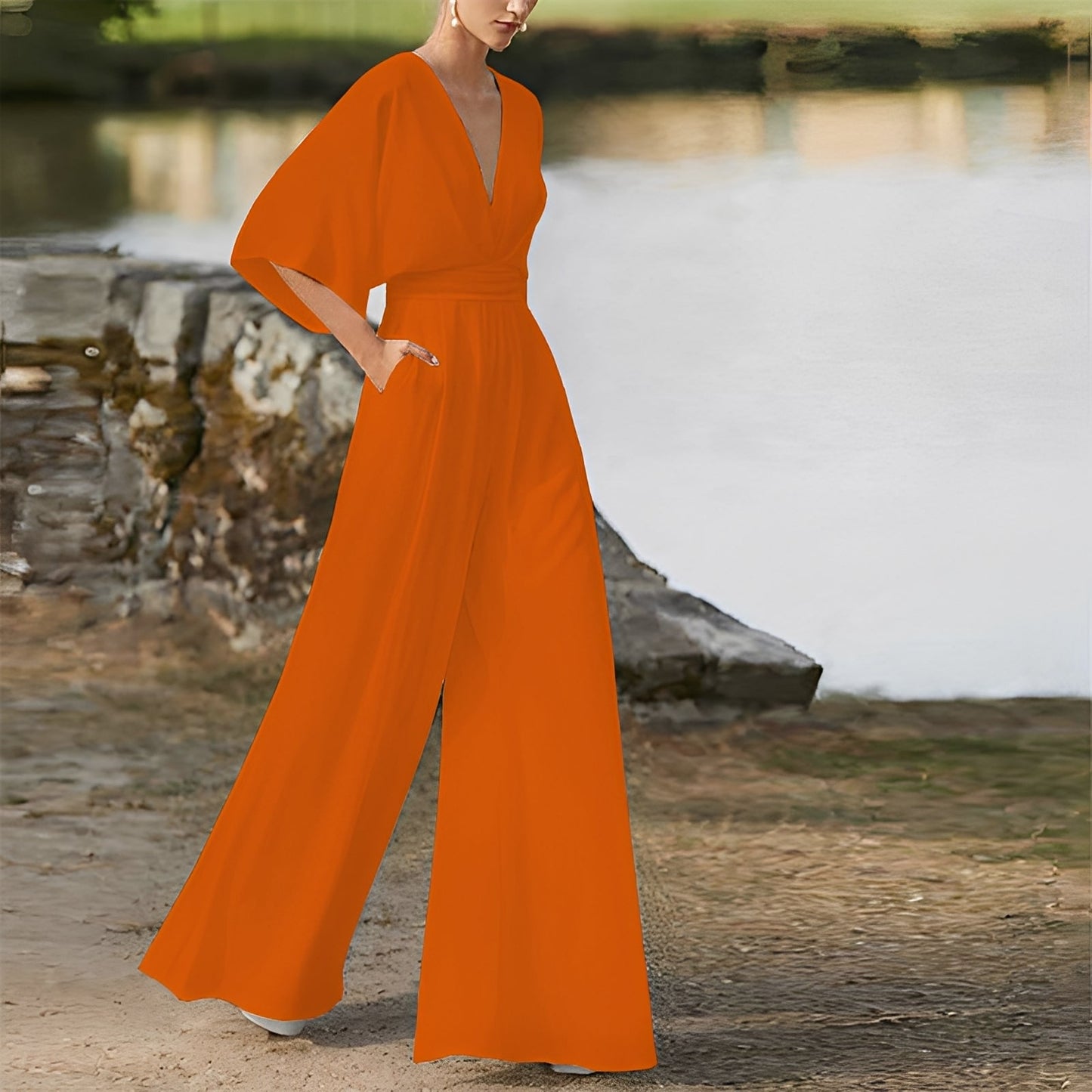 Carmella - Komfortabler Damen-Jumpsuit mit hoher Taille
