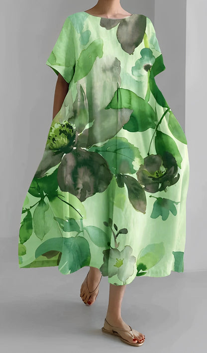 Purdie - Langes Kleid in Übergröße für Damen