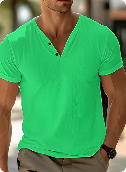 Darell - Gemütliches Herren T-Shirt mit V-Ausschnitt
