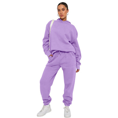 Minerva - Bequemes Hoodie-Trainingsanzug-Set für Damen