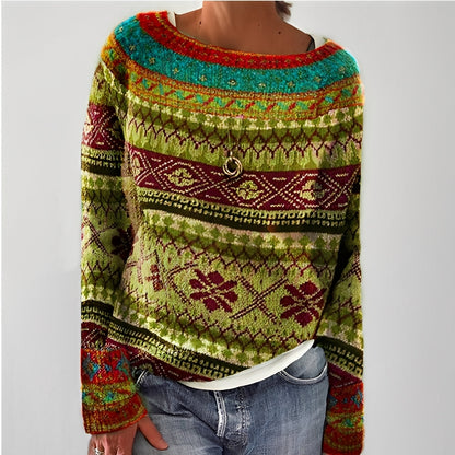 Christiana - Traditioneller Damenpullover mit Muster