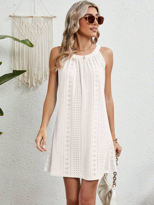 Valarie - Schulterfreies, hohlgeschnittenes Strandkleid für Damen