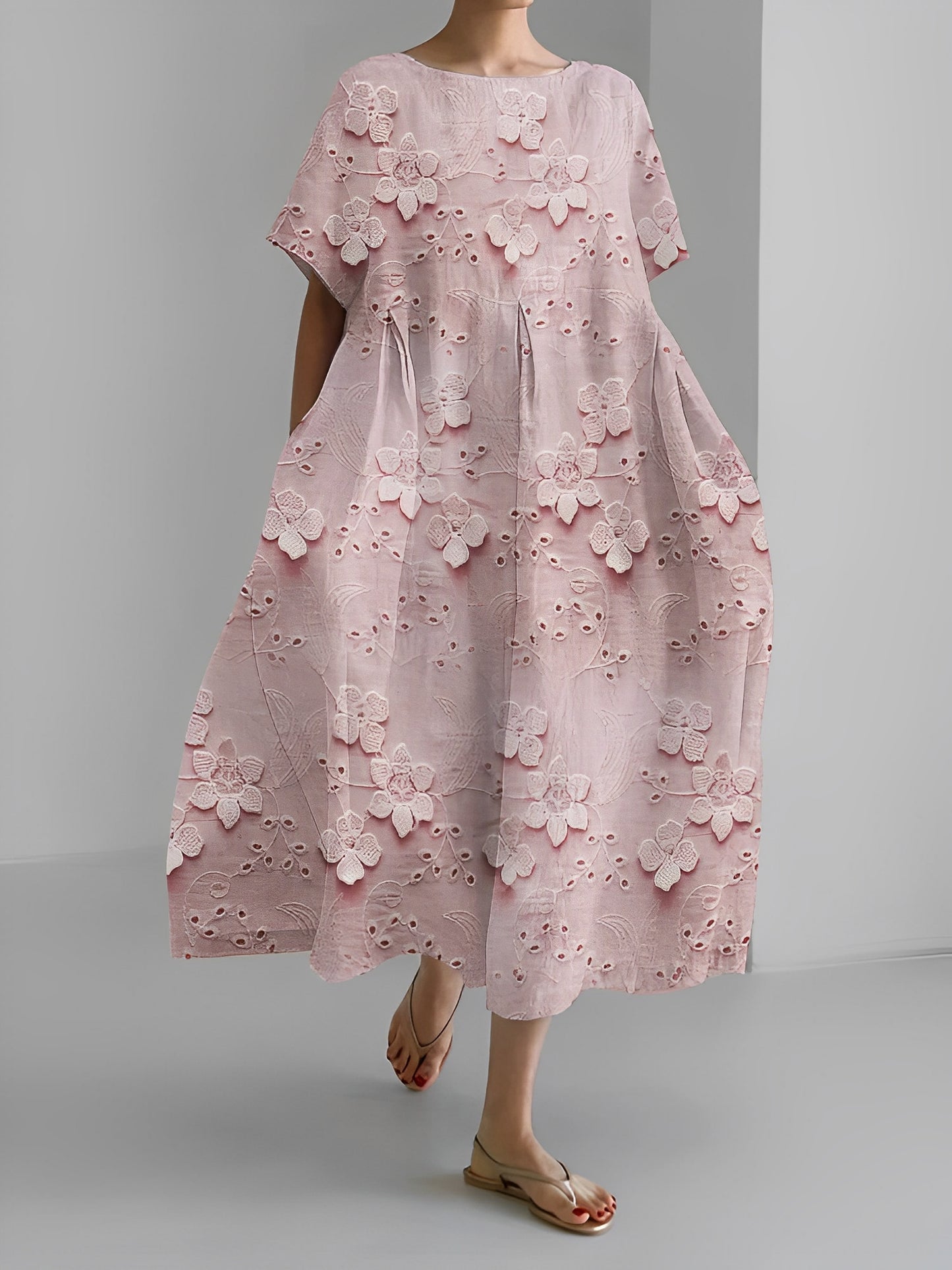 Purdie - Langes Kleid in Übergröße für Damen