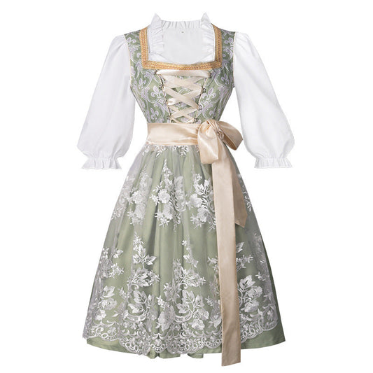 Ashlie - Klassisches Damen-Oktoberfest-Kostüm mit Schlitz