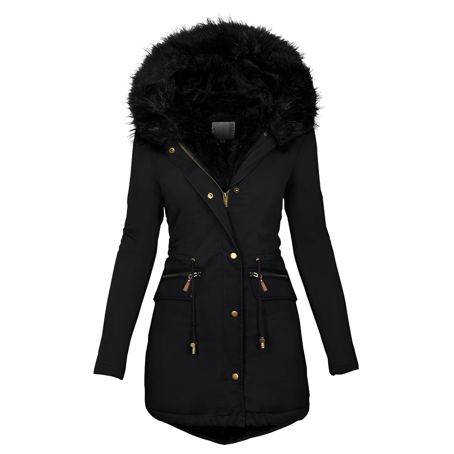 Camilla - Schicke, warme Damenjacke mit Fell
