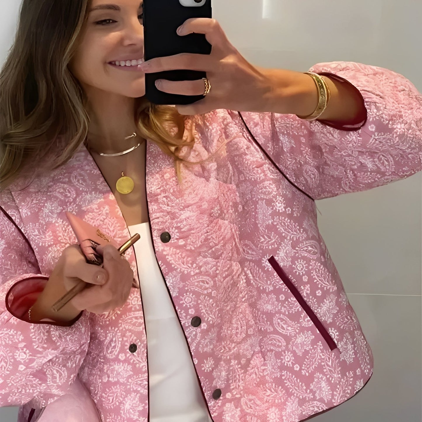 Katelyn - Bequeme Patchwork-Winterjacke für Frauen