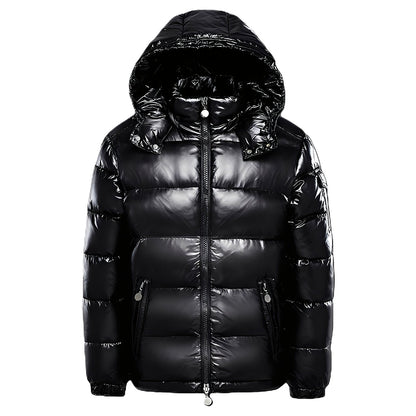 Robert - Wärmende, glänzende Herren-Daunenjacke