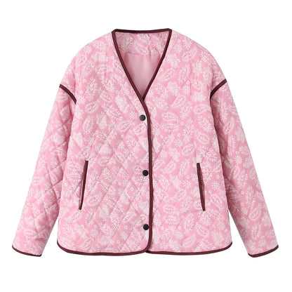 Katelyn - Bequeme Patchwork-Winterjacke für Frauen
