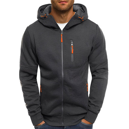 Allen - Moderne Herren-Fleecejacke mit Kapuze