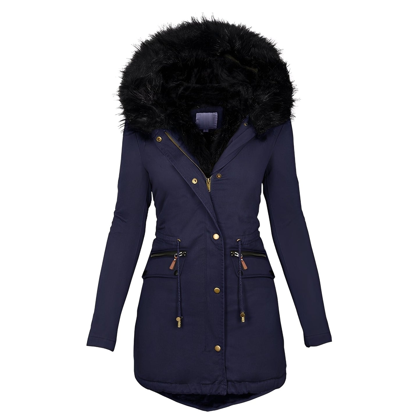 Camilla - Schicke, warme Damenjacke mit Fell