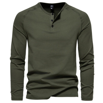 Malcom - Bequemes und einfaches Herren-Langarmshirt