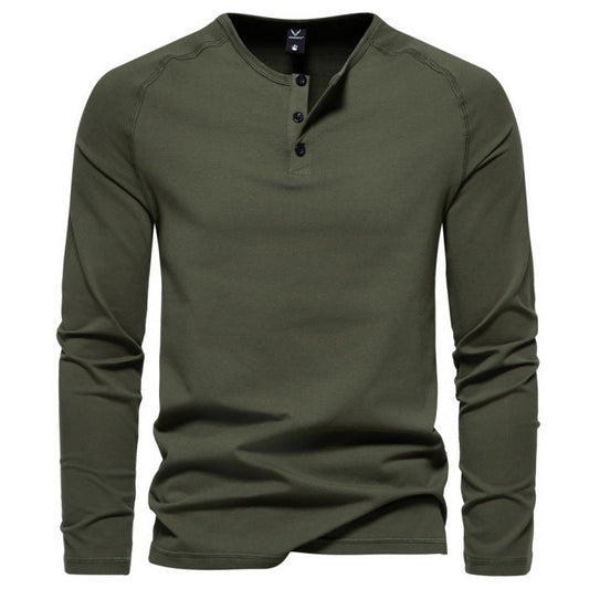 Malcom - Bequemes und einfaches Herren-Langarmshirt