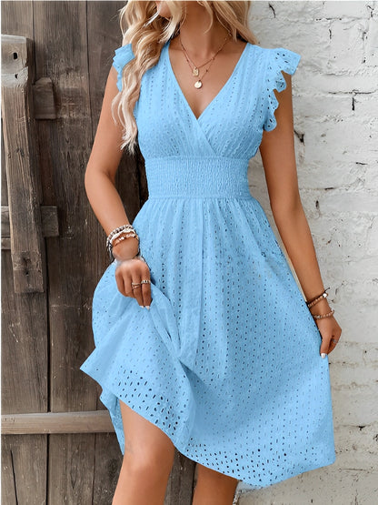 Astoria - Hohlgeschnittenes Sommerkleid aus Spitze für Damen