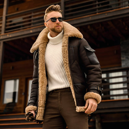 Jarod - Modische Winterjacke mit Fleece für Herren