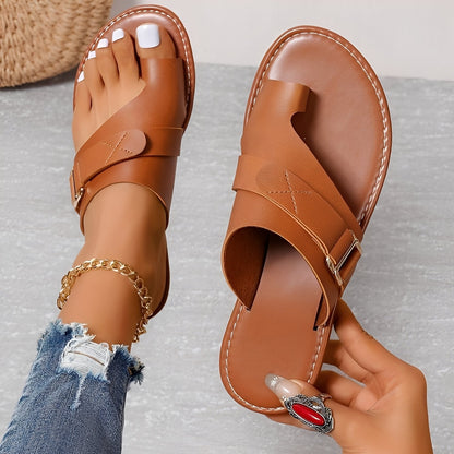 Renita - Bequeme, leichte flache Frauen-Sandalen
