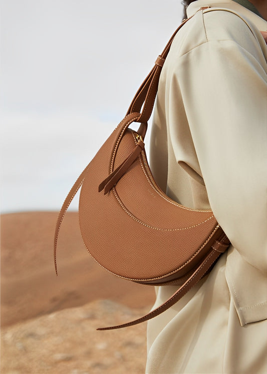 Oralie - Elegante Schultertasche in Halbmondform für Damen