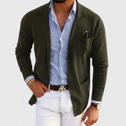 Nico – Elegantes Herrenjackett mit Revers und Knöpfen