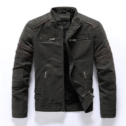 Bastian – Bikerjacke mit Zipper