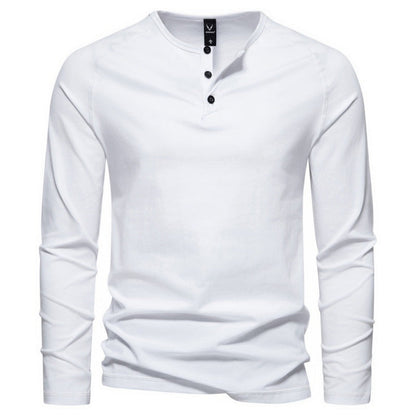 Malcom - Bequemes und einfaches Herren-Langarmshirt