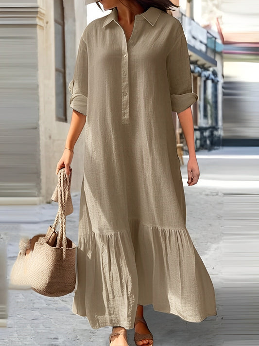 Aubriana - Lockeres, unregelmäßiges Sommerkleid für Damen