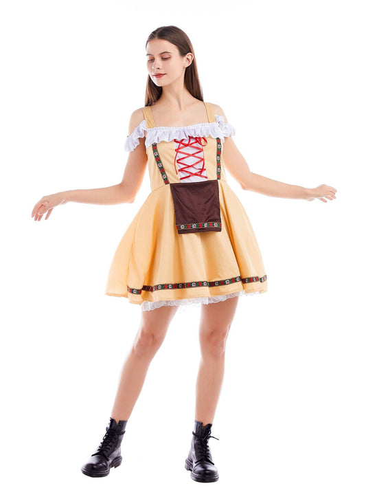 Charisse - Eng anliegendes Damen-Midikleid für das Oktoberfest