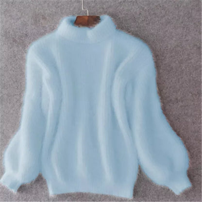 Brenda – Alter Stil Pullover im Angora-Look