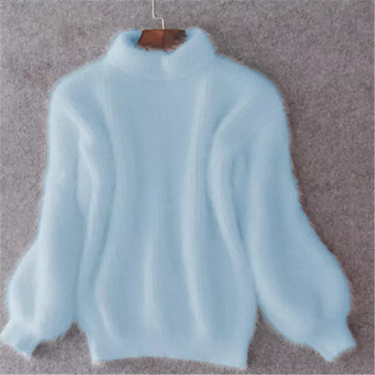 Brenda – Alter Stil Pullover im Angora-Look
