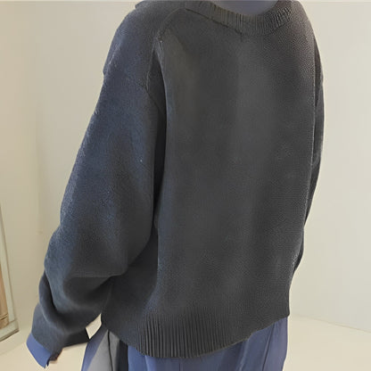 Arianna - Locker geschnittene Kaschmirjacke mit Knöpfen für Damen